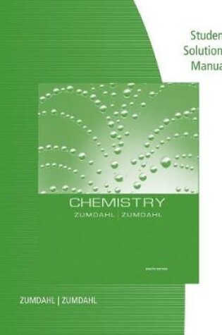 Cover of Student Solutions Manual for Zumdahl/Zumdahl's Chemistry