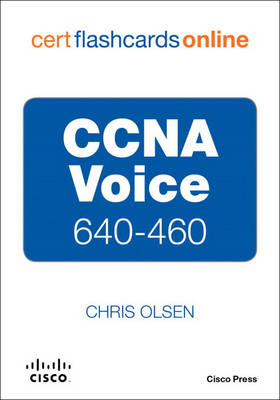 Book cover for CCNA Voice 640-460 Cert Flash Cards Online, Retail Packaged Version