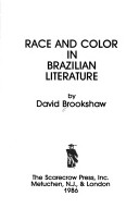 Book cover for Race and Colour in Brazilian Literature