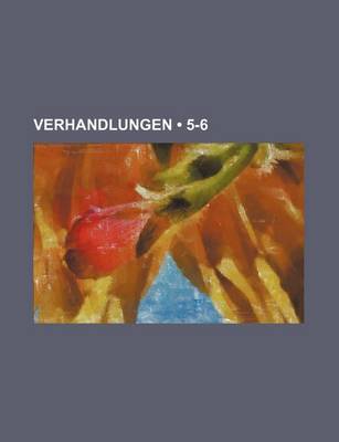 Book cover for Verhandlungen (5-6)