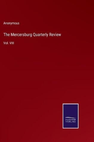 Cover of The Mercersburg Quarterly Review