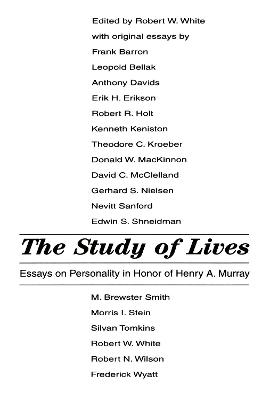 Book cover for The Study of Lives