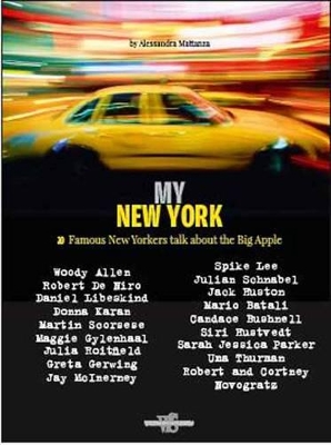 Book cover for My New York: Celebrities Talk about the City