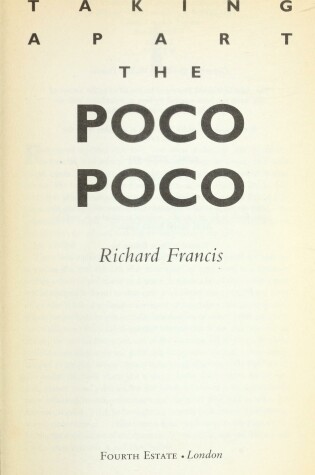 Cover of Taking Apart the Poco Poco