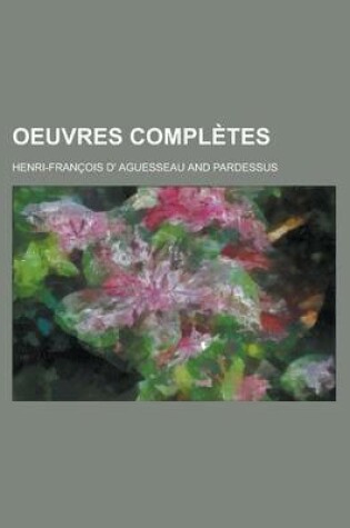 Cover of Oeuvres Completes