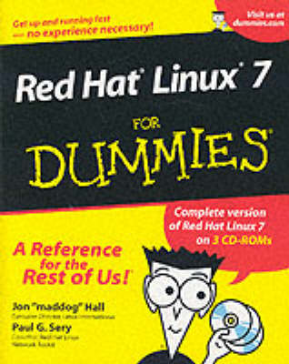 Book cover for Red Hat Linux 7 For Dummies