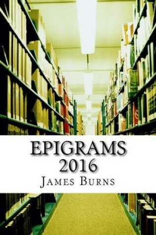 Cover of Epigrams 2016