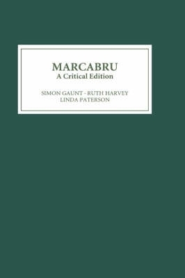 Book cover for Marcabru: A Critical Edition