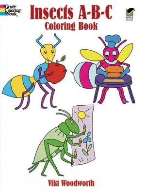 Book cover for Insects ABC Colouring Book