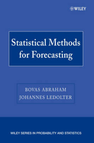 Cover of Statistical Methods for Forecasting