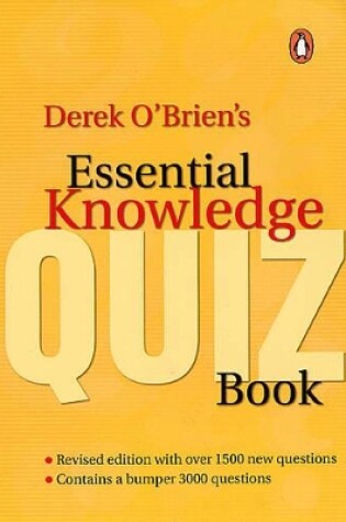 Cover of Derek O'Brien's Essential Knowledge Quiz Book