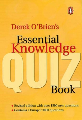 Book cover for Derek O'Brien's Essential Knowledge Quiz Book