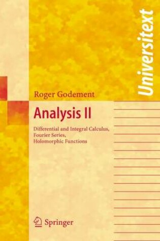 Cover of Analysis II