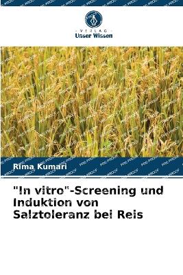 Book cover for "In vitro"-Screening und Induktion von Salztoleranz bei Reis