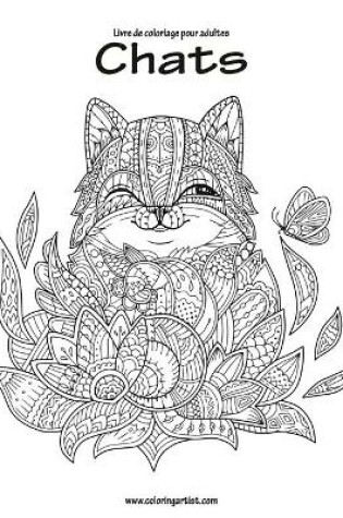 Cover of Livre de coloriage pour adultes Chats 2