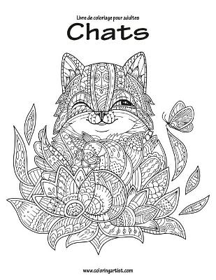 Cover of Livre de coloriage pour adultes Chats 2