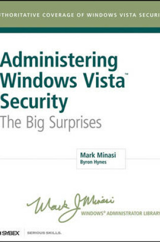 Cover of Administering Windows Vista Security