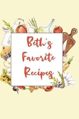 Book cover for Beth's Favorite Recipes