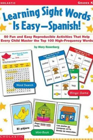 Cover of Learning Sight Words is Easy-Spanish!