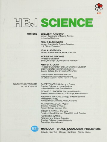 Book cover for Science, Level 1