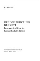 Book cover for Reconstructing Beckett