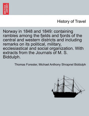 Book cover for Norway in 1848 and 1849