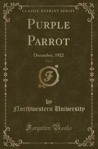 Cover of Purple Parrot, Vol. 3