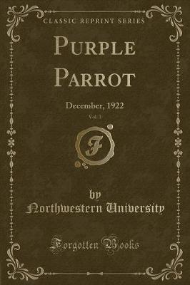 Book cover for Purple Parrot, Vol. 3