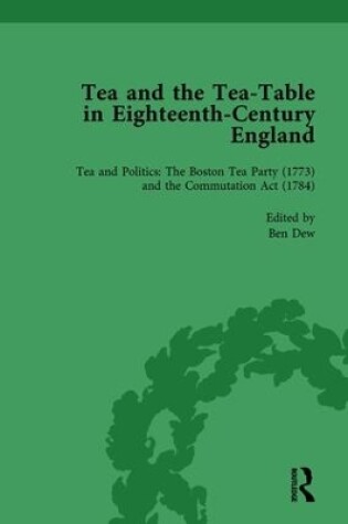 Cover of Tea and the Tea-Table in Eighteenth-Century England Vol 4