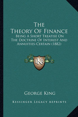 Book cover for The Theory of Finance the Theory of Finance