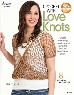 Book cover for Crochet with Love Knots