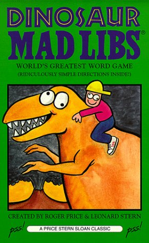 Book cover for Dinosaur Mad Libs