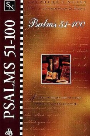 Cover of Shepherd's Notes: Psalms 51-100