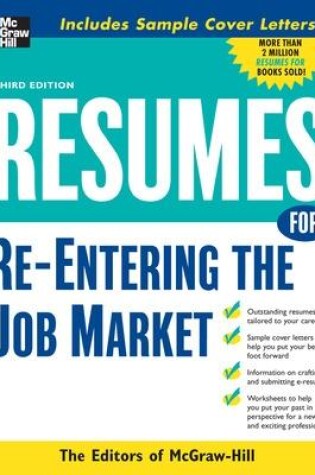 Cover of Resumes for Re-Entering the Job Market