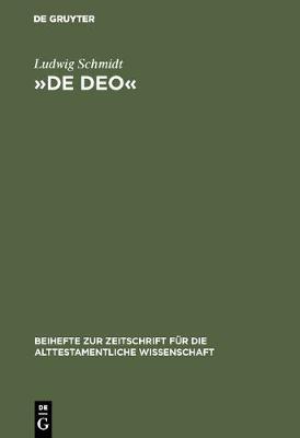 Cover of "De Deo"