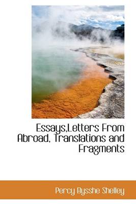 Book cover for Essays, Letters from Abroad, Translations and Fragments