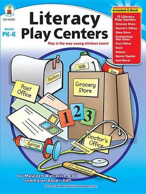 Book cover for Literacy Play Centers, Grades Pk - K