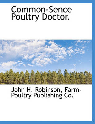 Book cover for Common-Sence Poultry Doctor.