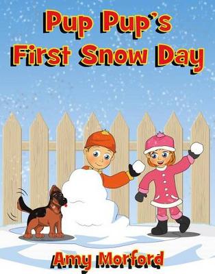 Book cover for Pup Pup's First Snow Day