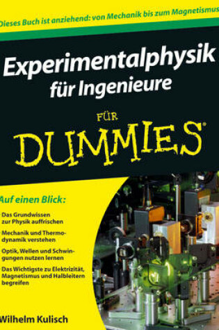 Cover of Experimentalphysik für Ingenieure für Dummies