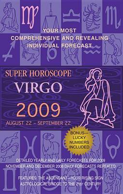 Book cover for Virgo (Super Horoscopes 2012)