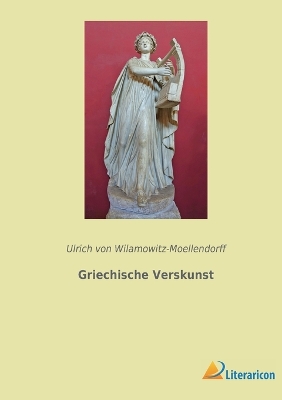 Book cover for Griechische Verskunst