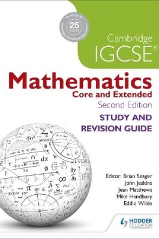 Cover of Cambridge IGCSE Mathematics Study and Revision Guide 2nd edition