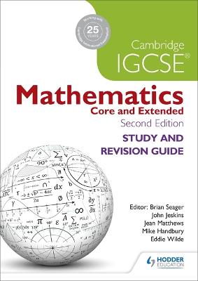 Book cover for Cambridge IGCSE Mathematics Study and Revision Guide 2nd edition