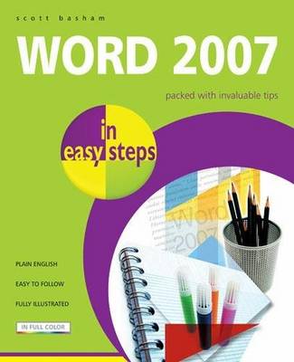 Book cover for Word 2007 in easy steps