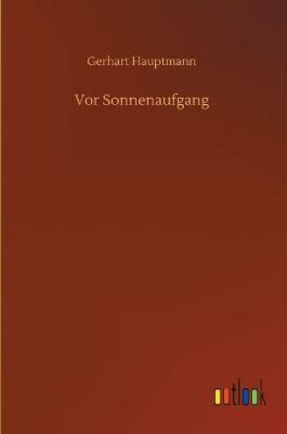 Cover of Vor Sonnenaufgang