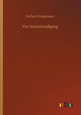 Book cover for Vor Sonnenaufgang