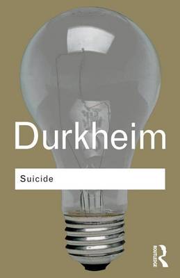 Book cover for Suicide: A Study in Sociology