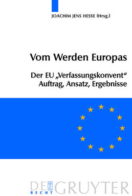 Cover of Vom Werden Europas