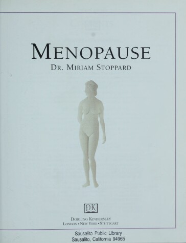 Book cover for Menopause